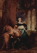 Richard Parkes Bonington Franz I. und Margarete von Navarra Spain oil painting artist
